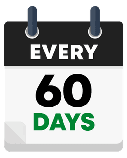 Calendar Illustration Every 60 days