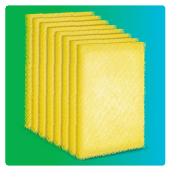 Stacked Filterbuy MERV-8 air filters