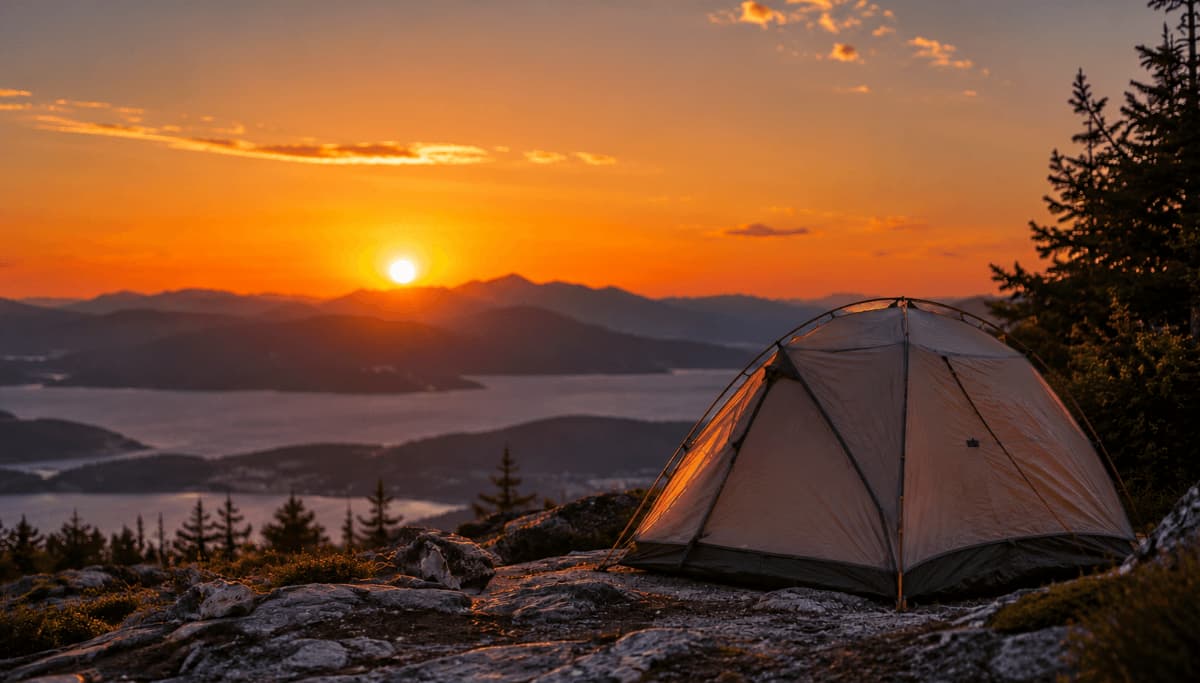 Camping dans la fumée des feux de forêt : quand y aller, quand annuler
