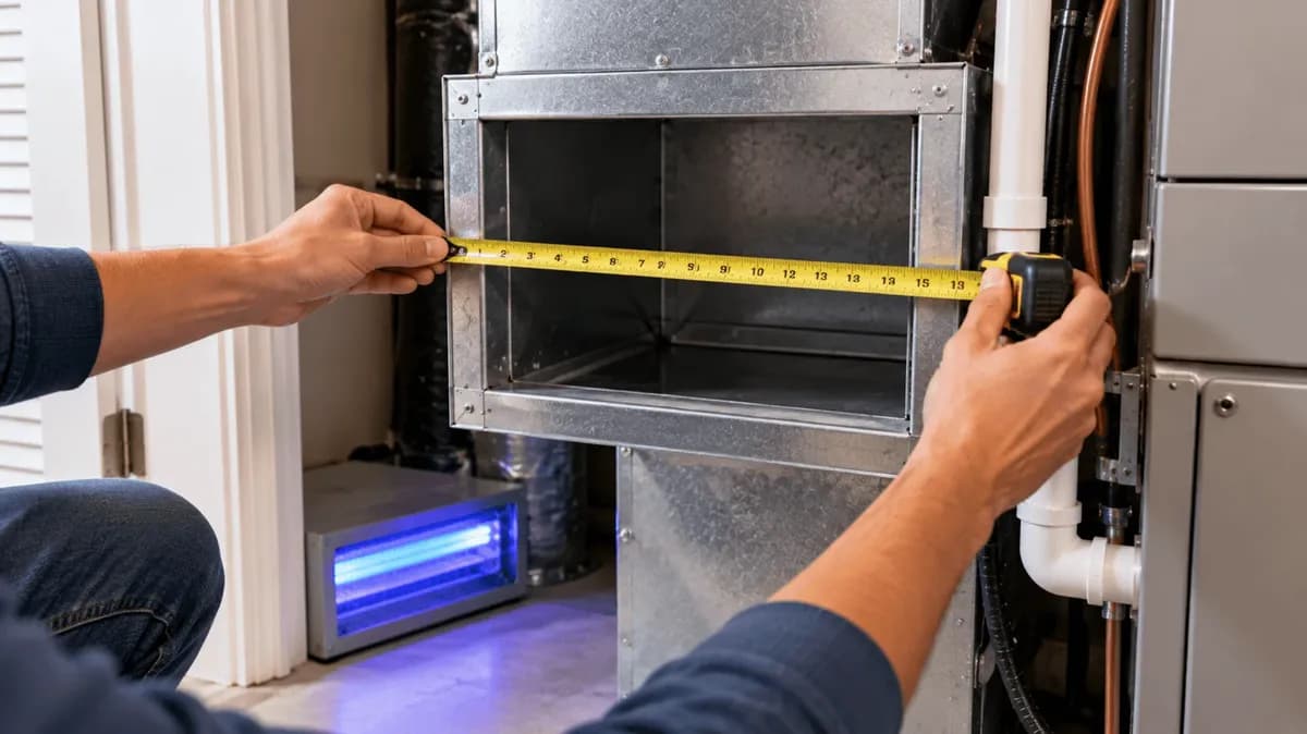 Will A UV Light Fit Your Ductwork? How To Measure Before You Buy