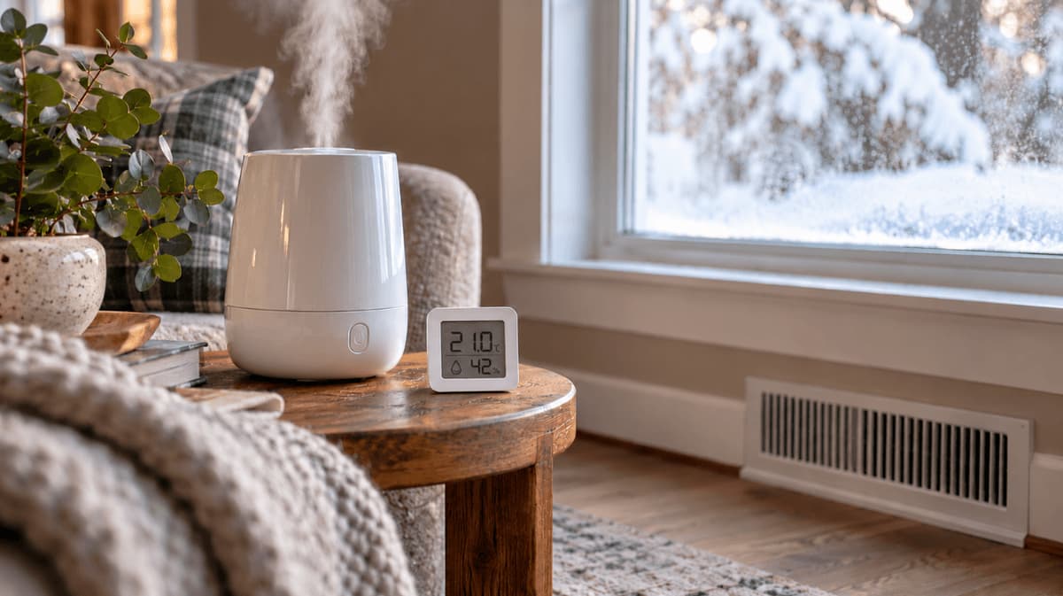 Air sec à la maison en hiver : causes, symptômes et solutions