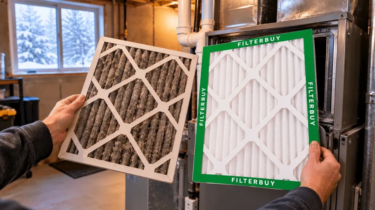 À quelle fréquence devriez-vous changer votre filtre de fournaise en hiver?