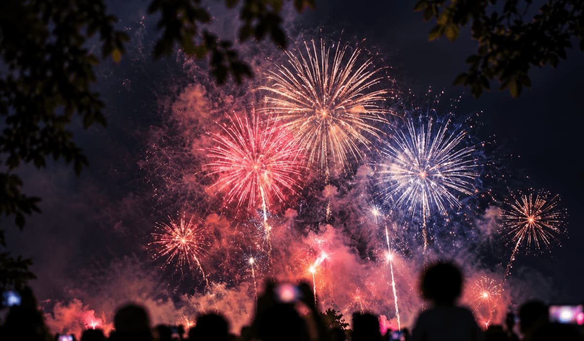 Feux d'artifice et qualité de l'air : La plus grande augmentation de PM2,5 en une nuit de l'année