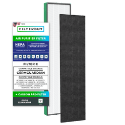 Filter C Replacement, HEPA + Activated Carbon