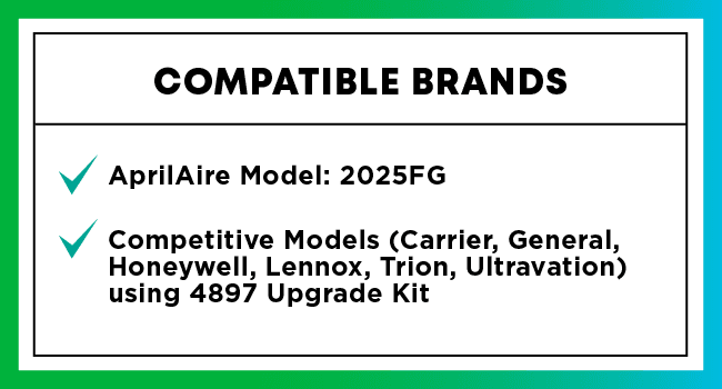 Systèmes compatibles avec le filtre accordéon 20x25x4 : Trane Perfect Fit : . American Standard :