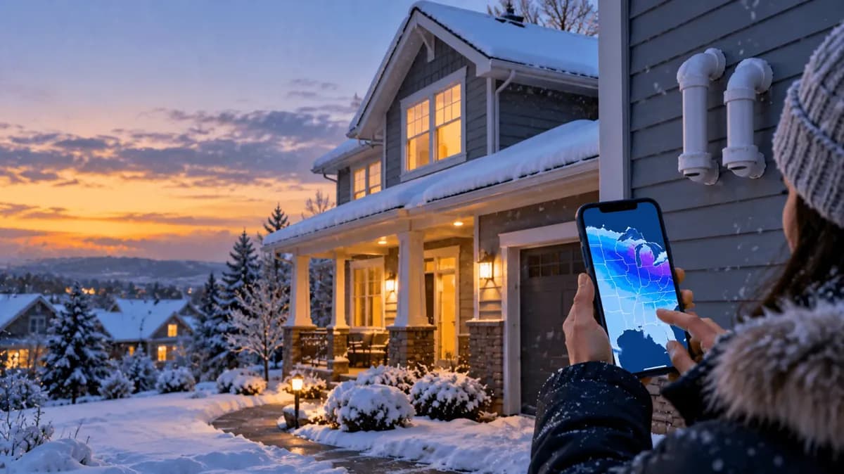 Carte de prévisions de neige : Comment la lire et préparer votre maison avant la tempête