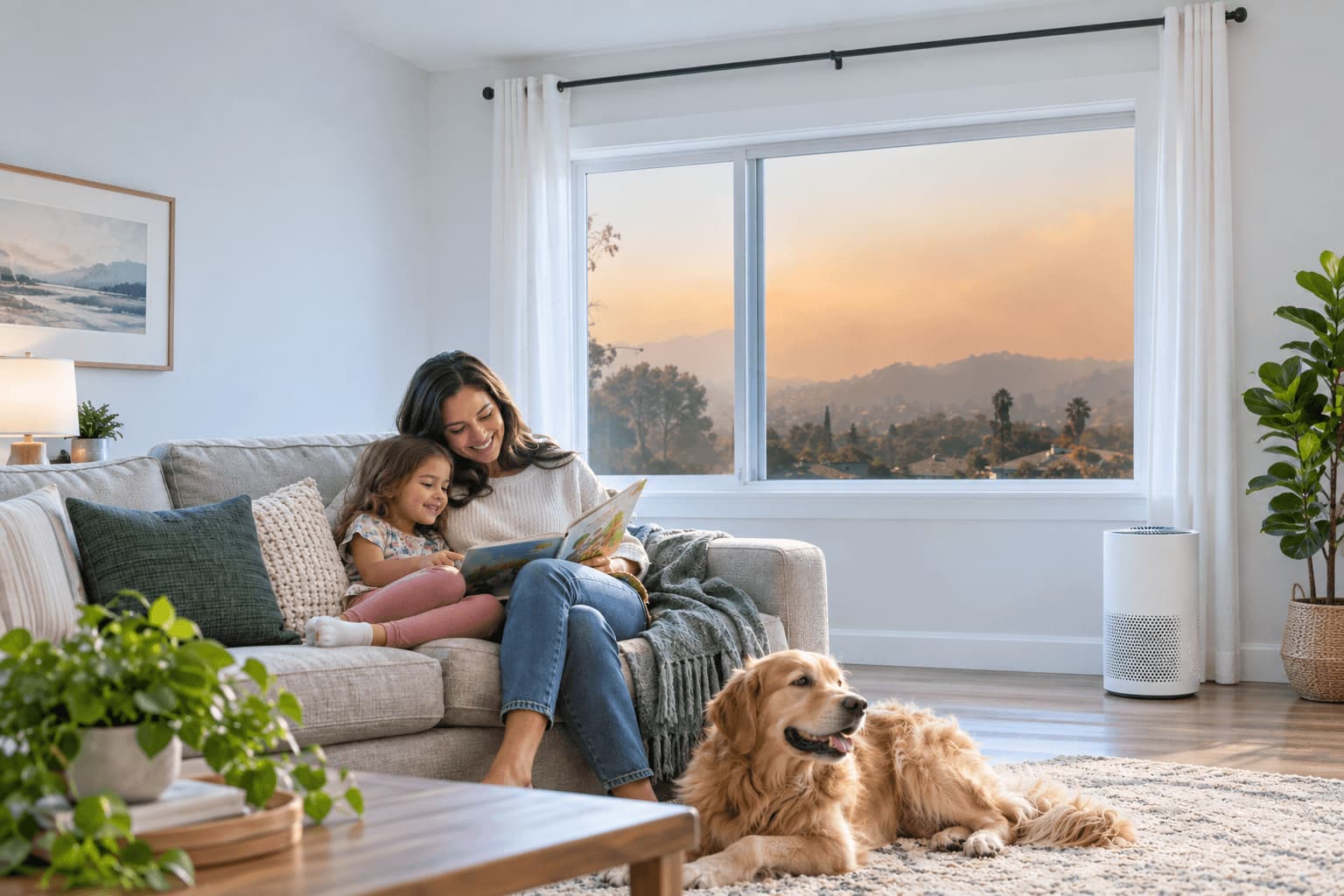 À quel indice de qualité de l'air devriez-vous rester à l'intérieur?