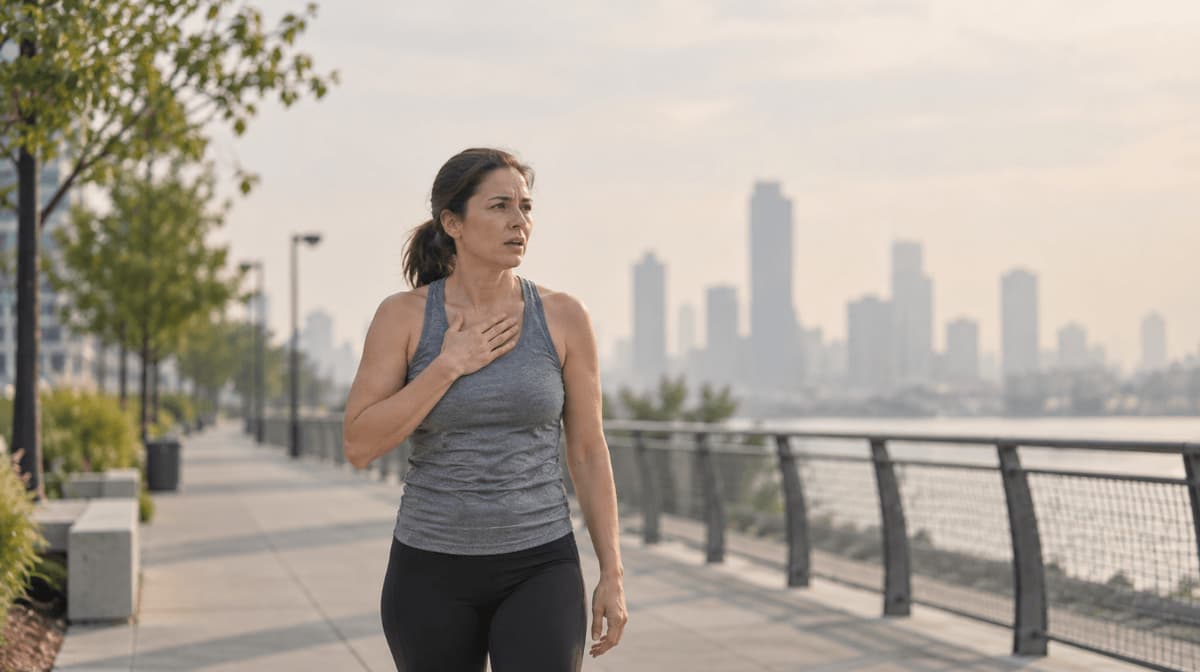 Pollution de l'air et risque de crise cardiaque : Pourquoi les cardiologues surveill le l'IQA