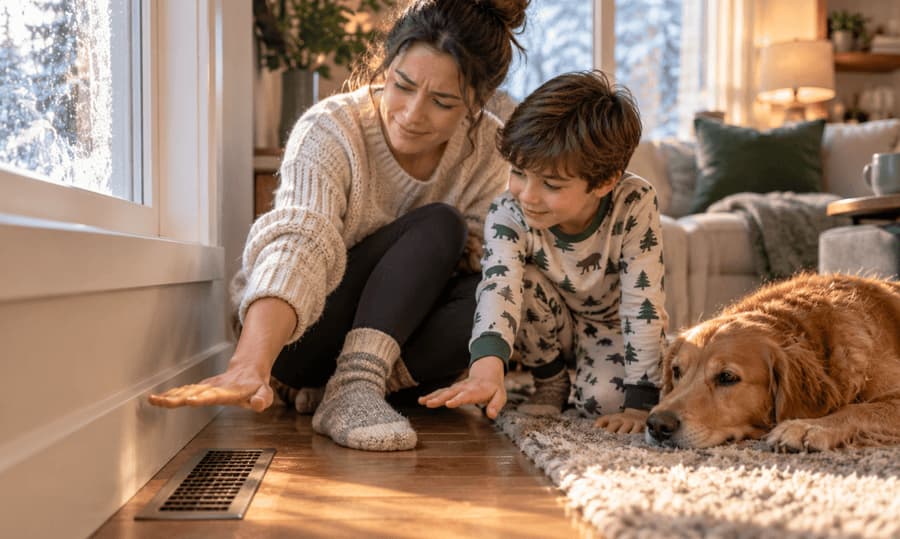 Quelle chaleur doit avoir l'air d'une thermopompe? Températures normales des bouches de ventilation en hiver
