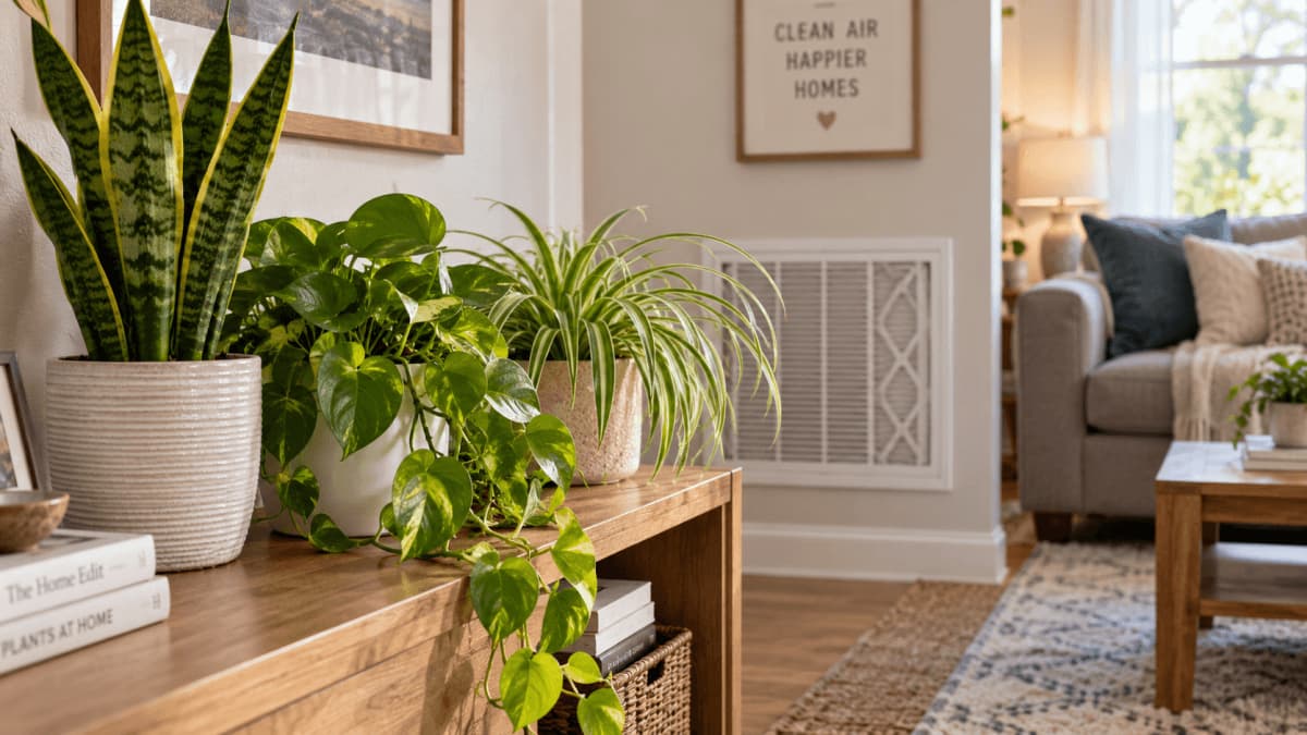 Plantes purifiantes : ce qu'elles éliminent réellement de votre air