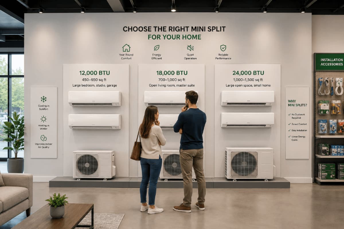 How to Choose the Right BTU Mini Split for Your Space