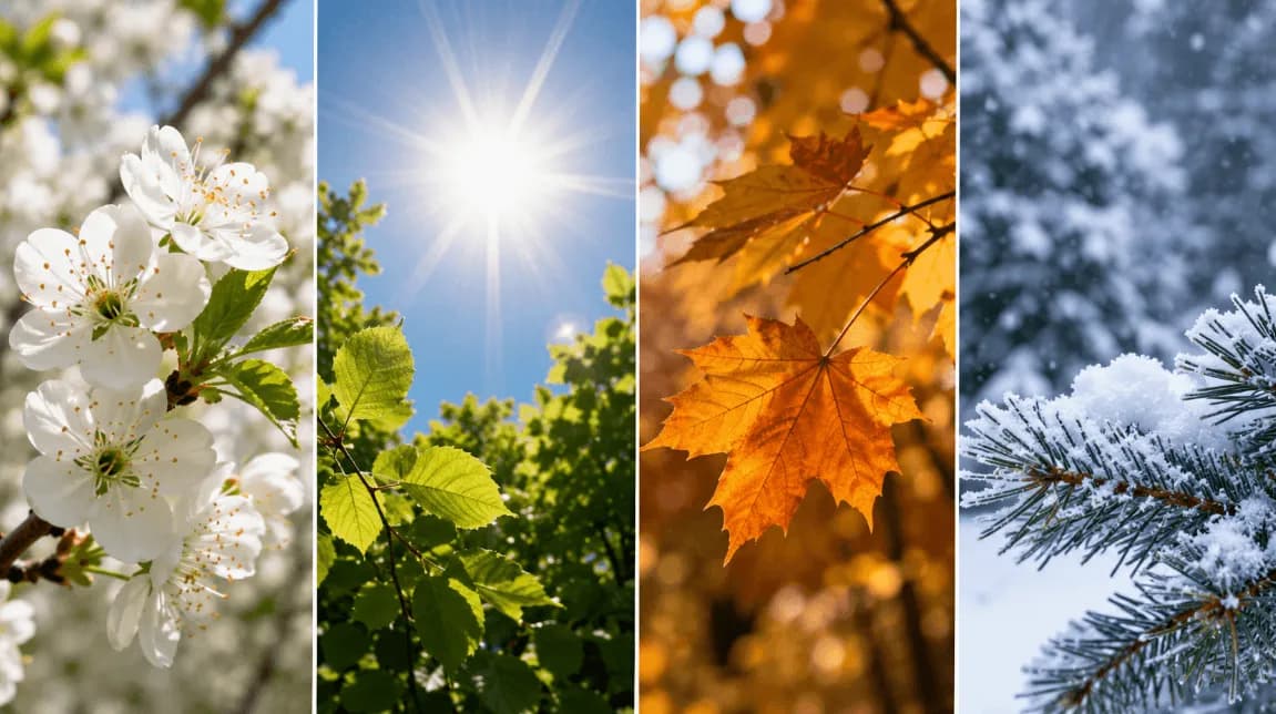 Comment la qualité de l'air change selon les saisons (Et quoi faire à ce sujet)