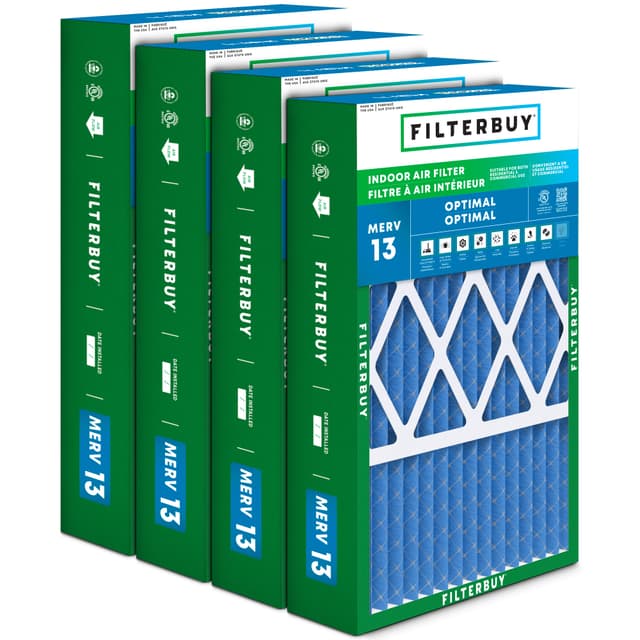 Day and Night 16X25X5 MERV 13 Replacement Filter - 6 Quantity