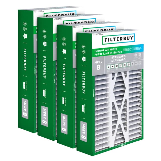 Honeywell 16x25x5 Merv 8 Aftermarket Return Grille Filter - FC40R1060 - 6 Quantité
