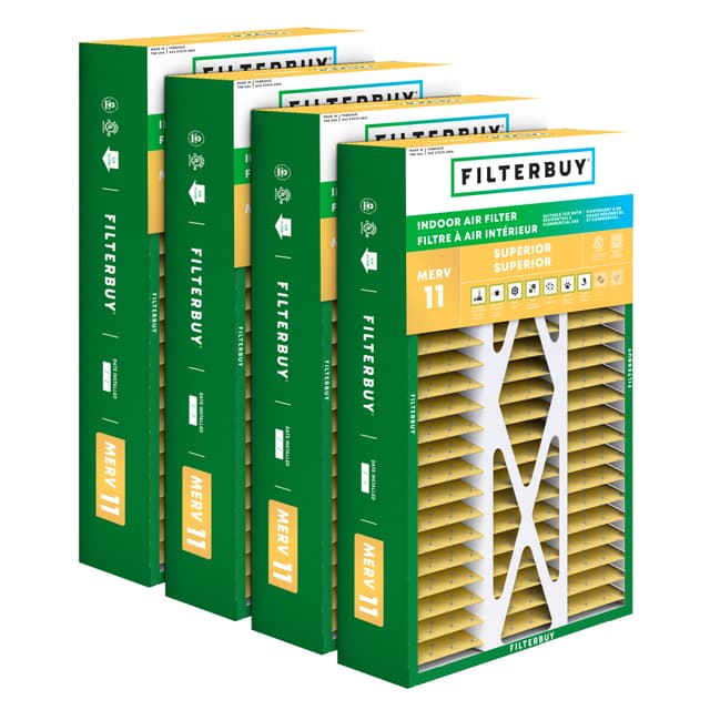 14.5X27X5 MERV 11 Pleated Air Filter - 6 Quantity