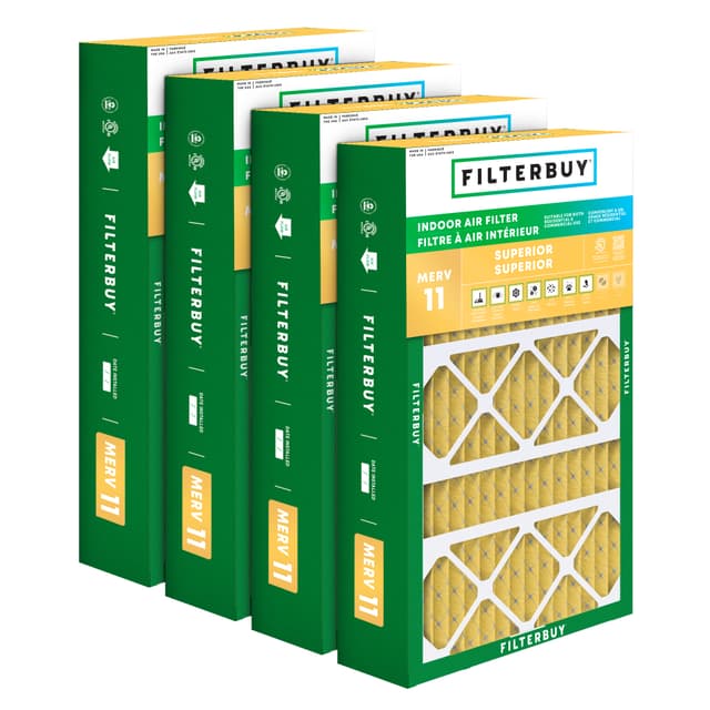 17X26X4 MERV 11 Pleated Air Filter - 6 Quantity